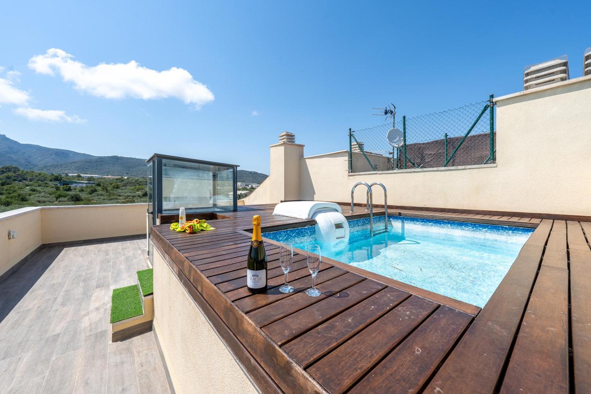 Penthouse Duplex Piscina Privada Appartamento